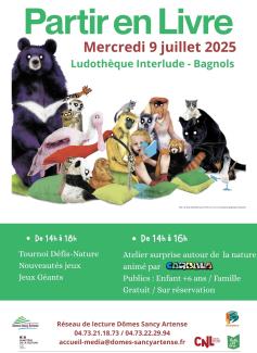 Affiche Partir en Livre