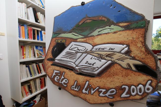 Bibliothèque Vernines intérieur